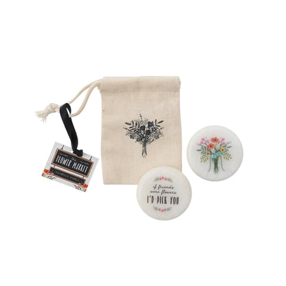 The Flower Market 10 Assorted Sentiment Pebbles In Box