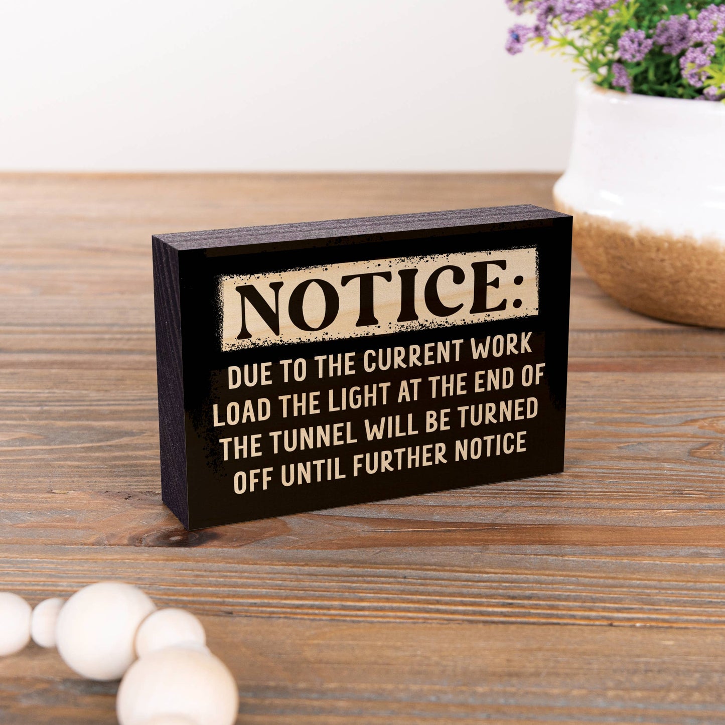 Notice Due To The Current Workload Word Block