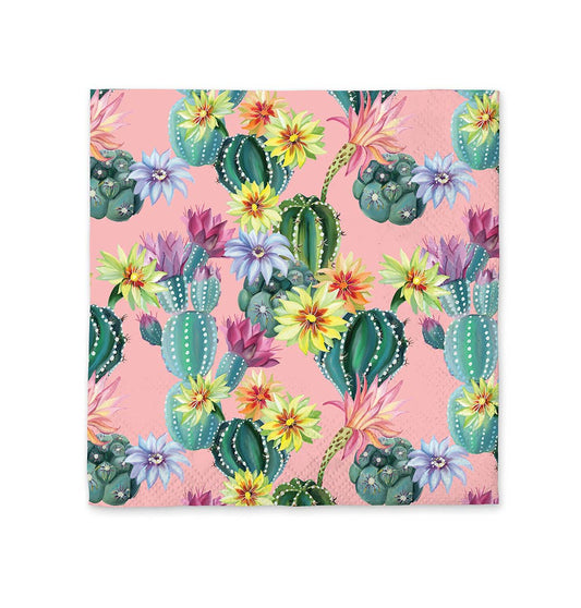 Paper Beverage Napkins - Desert Blossoms