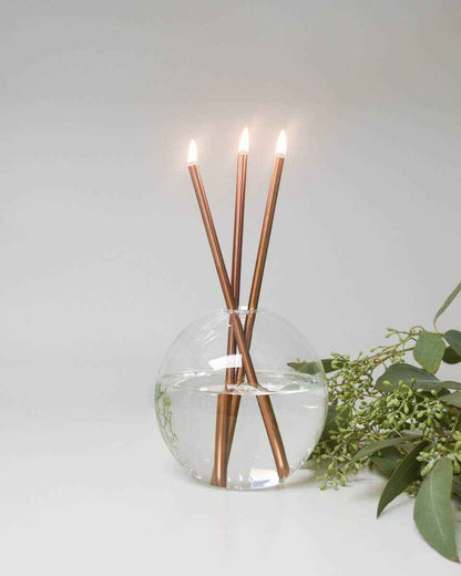 Neva Clear Vase for Everlasting Candles [x6 Vases]