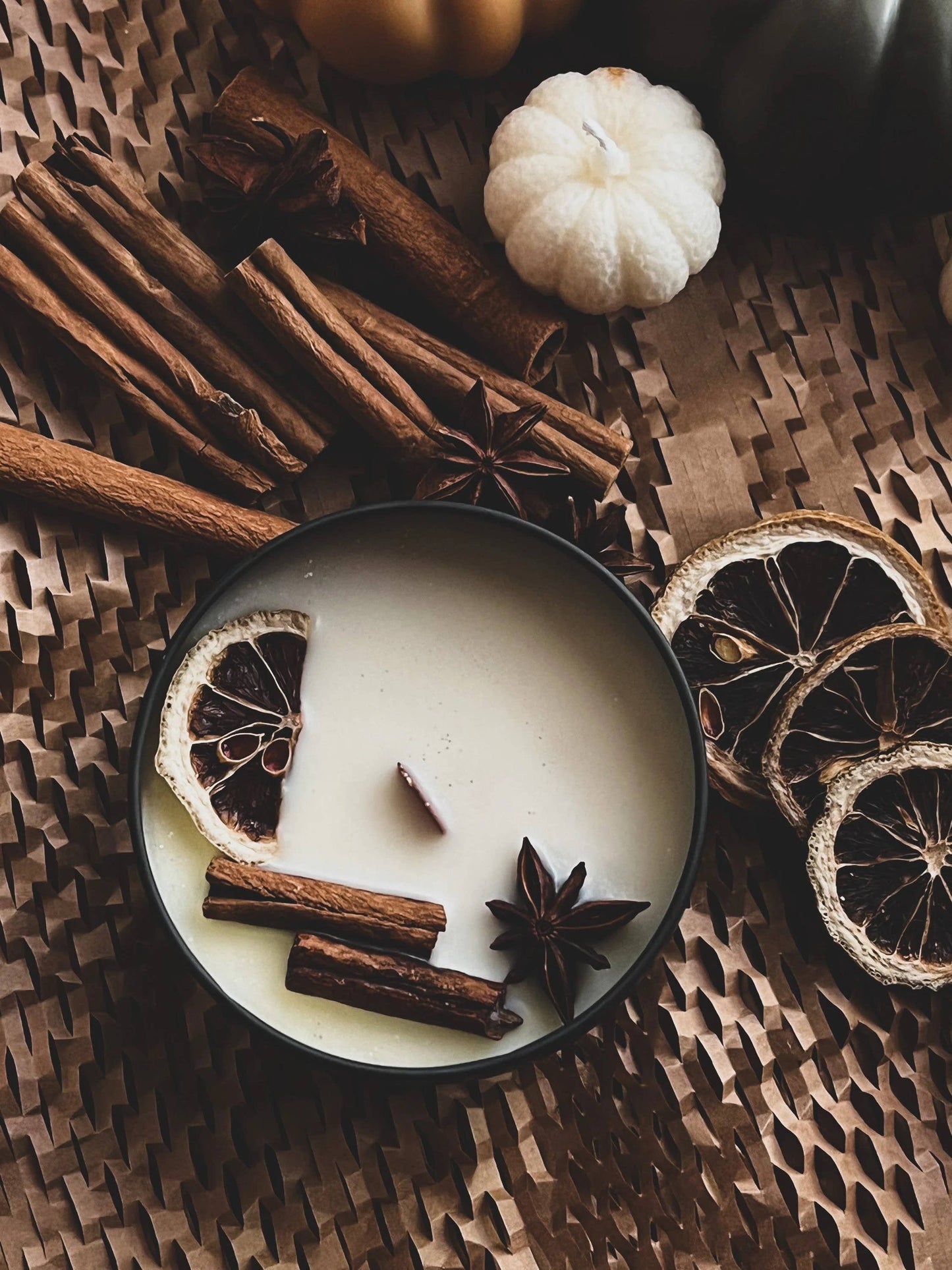 Fall Aromatherapy Candle 5 oz  1.25x1.5in - Halloween