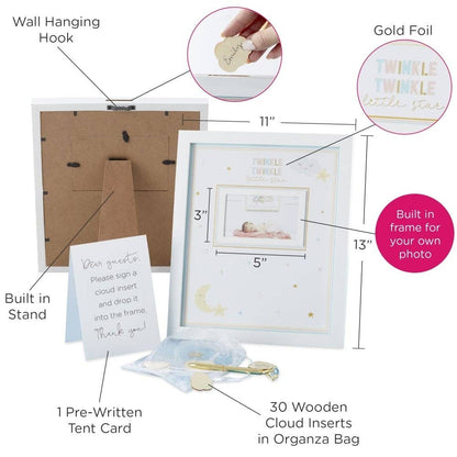 Baby Shower Guest Book Alternative - Twinkle Twinkle