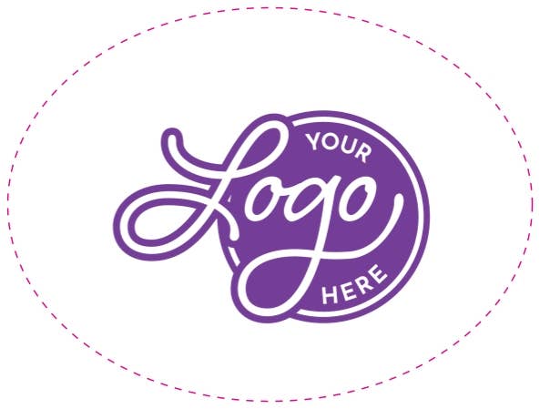 Custom Logo Stickers - Case of 100: 100 / Circle/Glossy / 3"