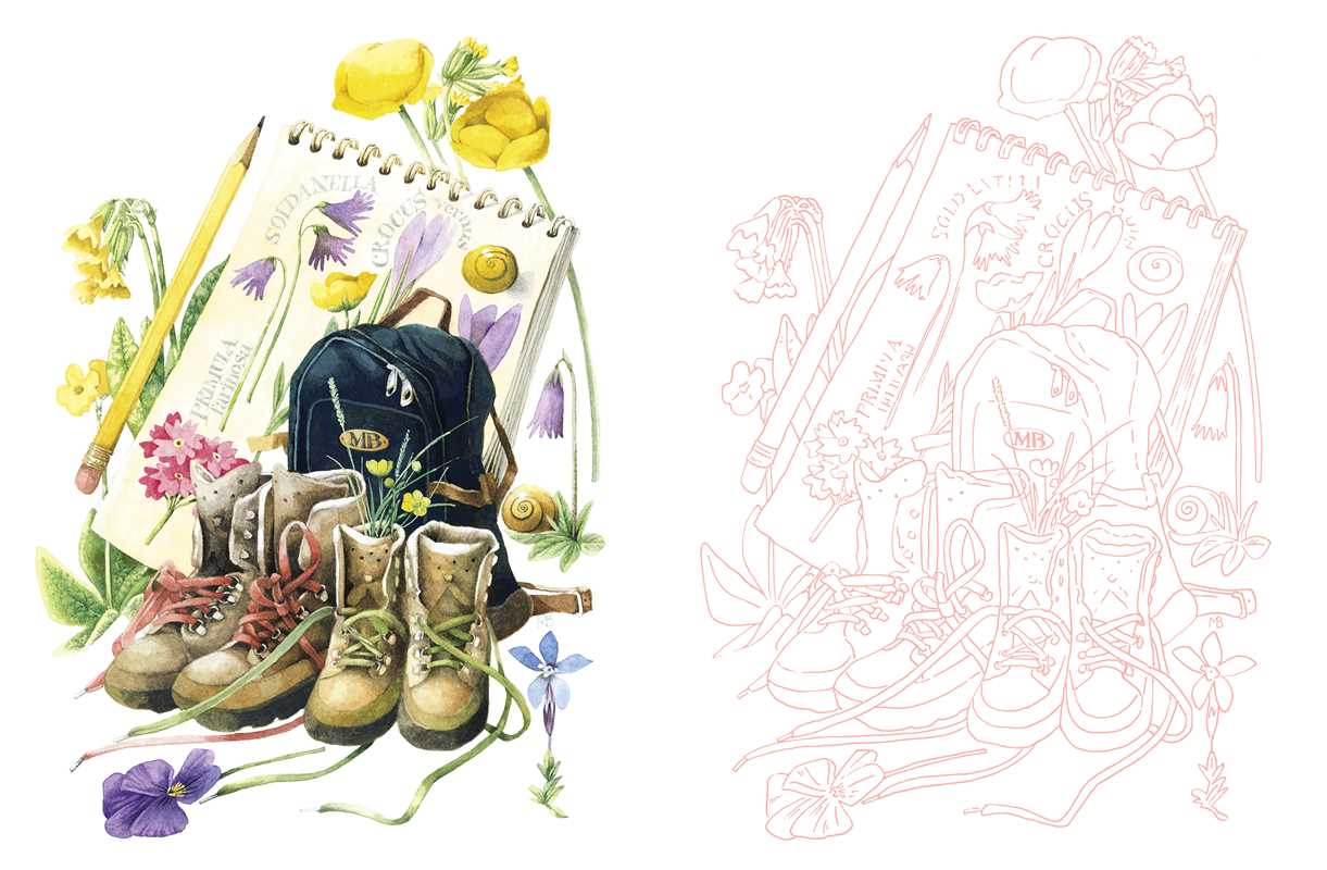 Posh Adult Coloring Book: Inspired by Nature by Marjolein  Bastin