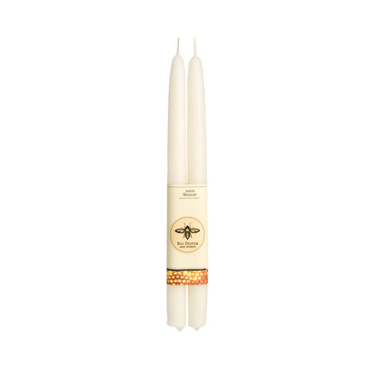 Velas cónicas de cera de abeja 100% pura
