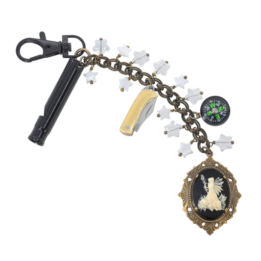 NoMonet - Charm de emergencia para bolso de mochila: Hada Reina Cameo