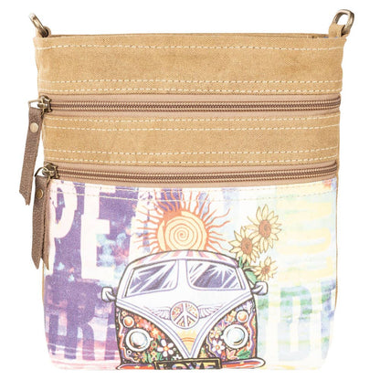 Bolso bandolera Peace &amp; Love Bus