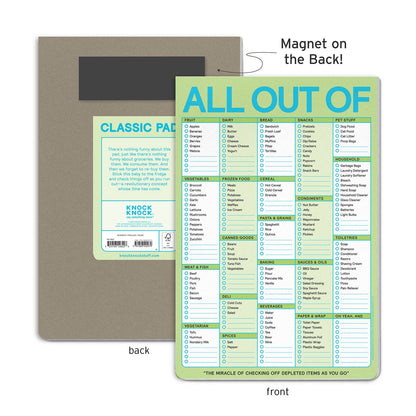All Out Of Pad® with Magnet (Pastel Version / Original)
