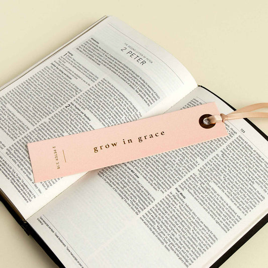 Grow in Grace Scripture Bookmark