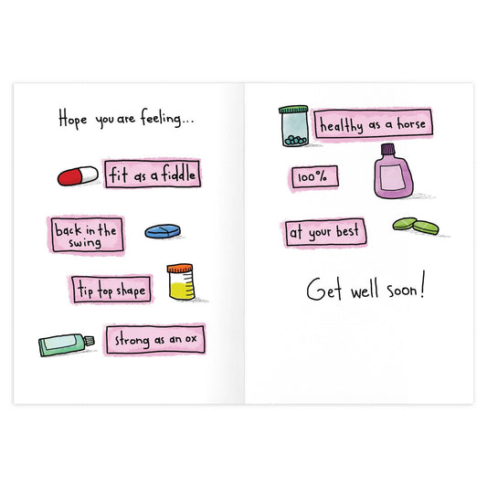 Recovery Key Terms Get Well Card