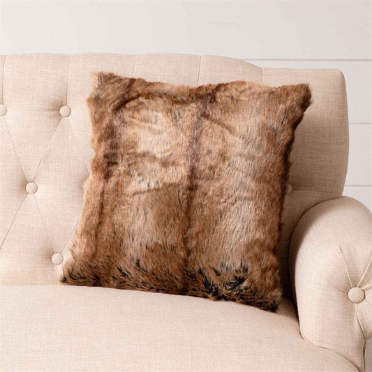 Pillow- Faux Caribou Fur (PC)