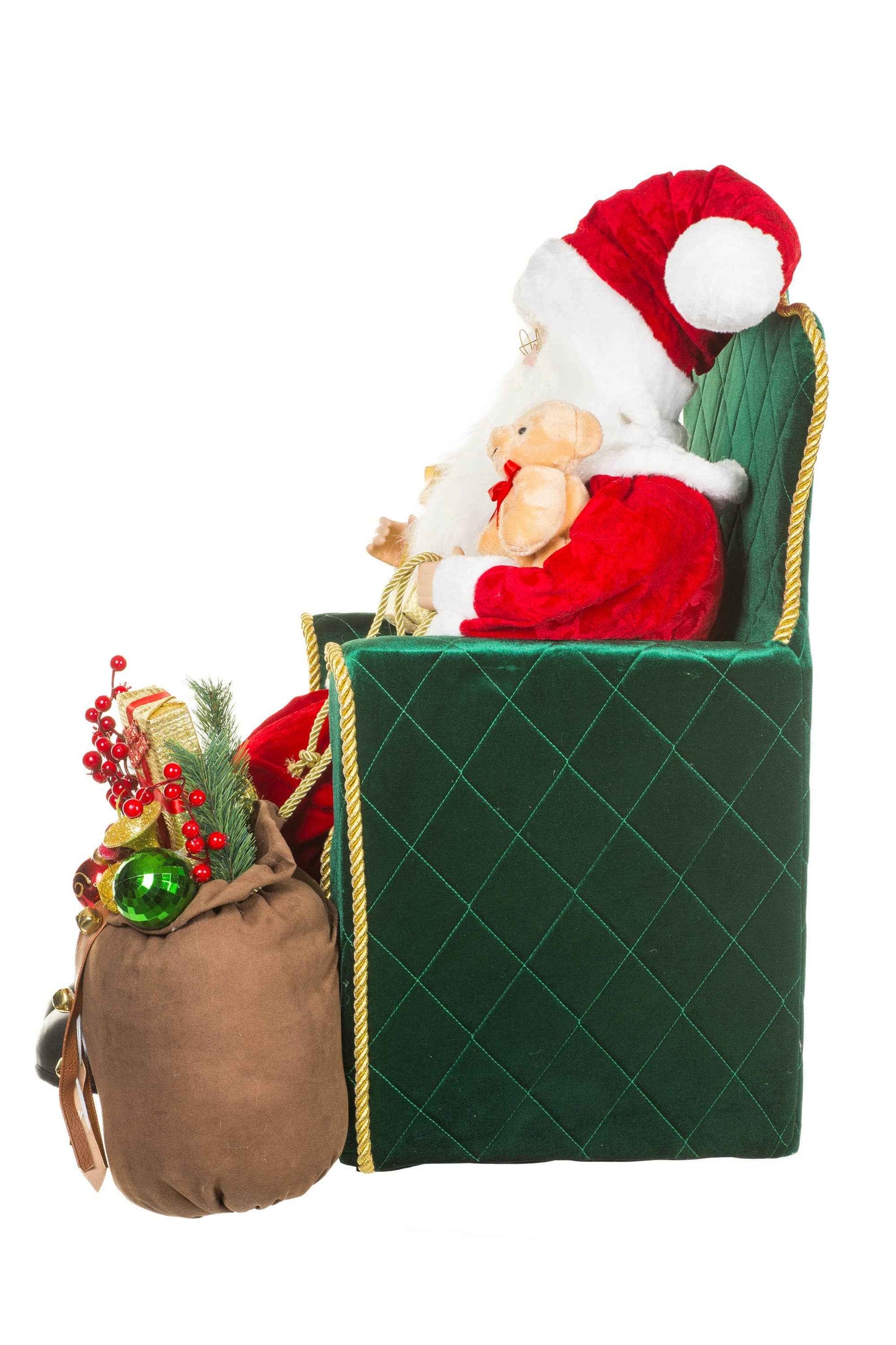 NEW-Red Armchair Santa