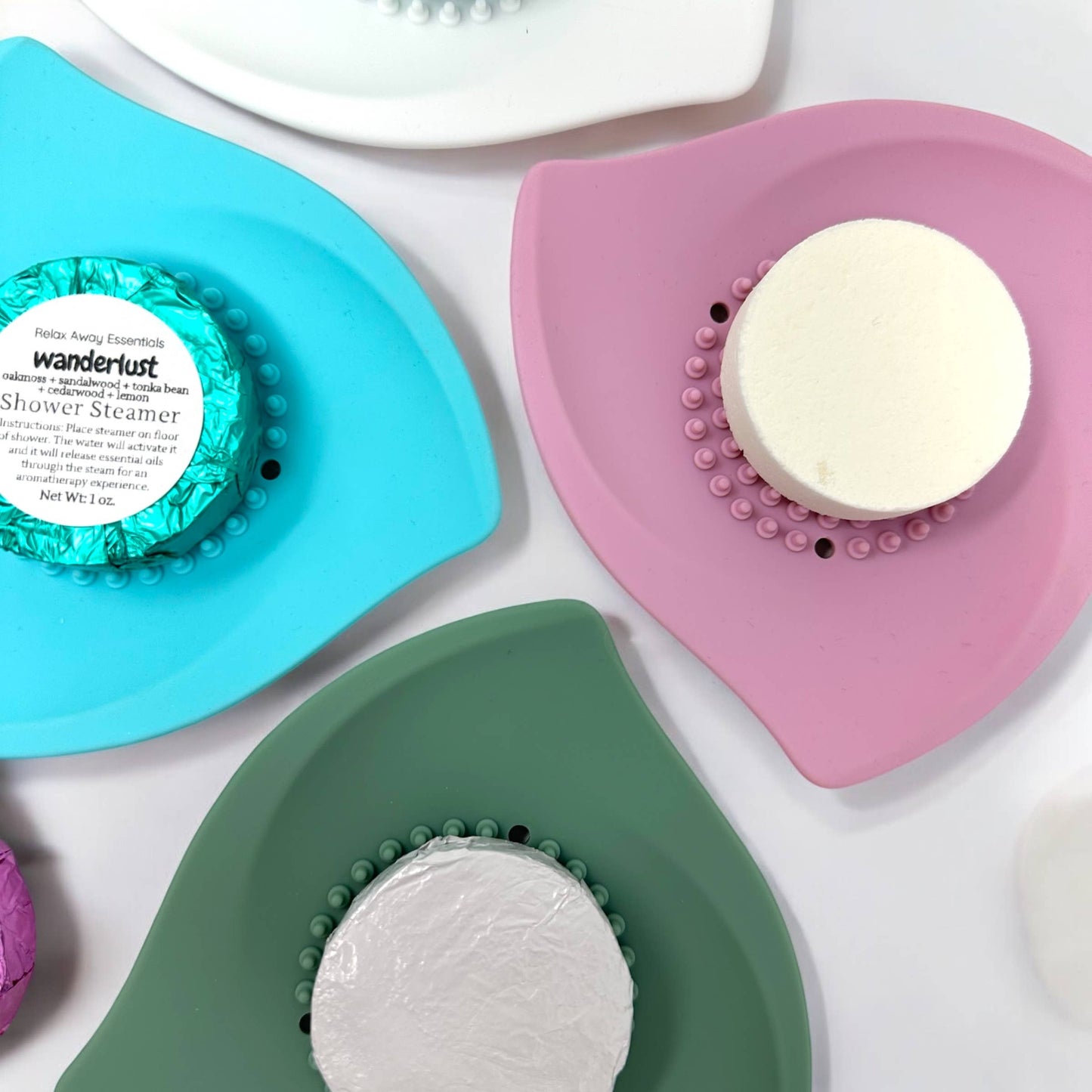 Relax Away Essentials - Shower Steamer Tray - Silicone 