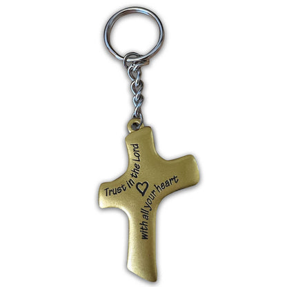 Palm Cross Key Rings 