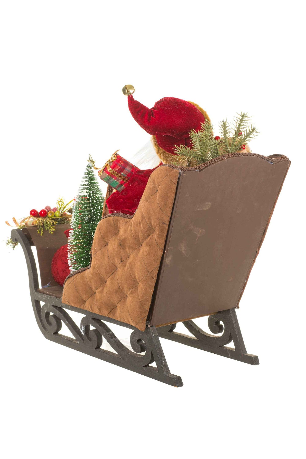 NEW-Brown Santa's Sleigh