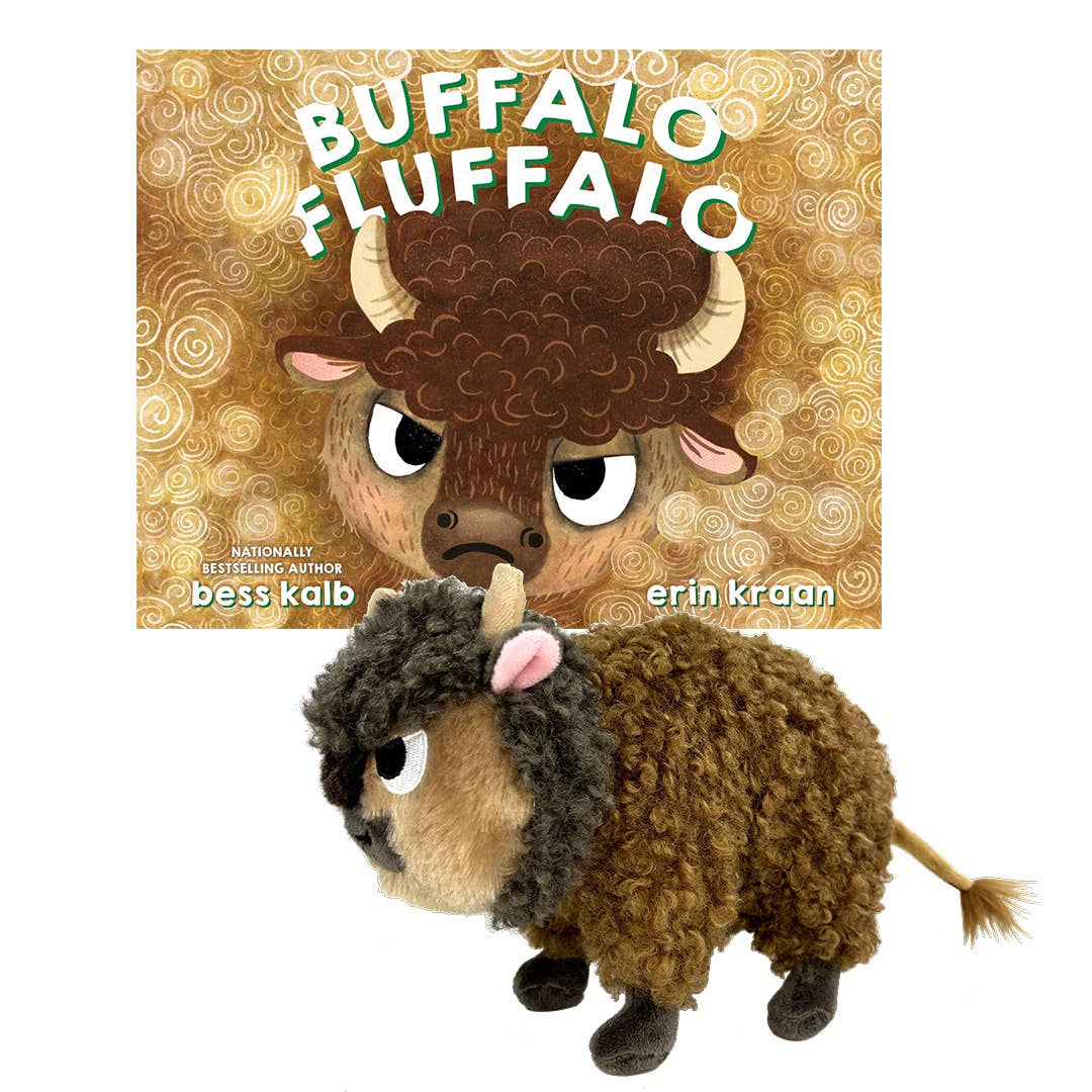 Buffalo Fluffalo Plush and hardcover book SOLD SEPARATELY