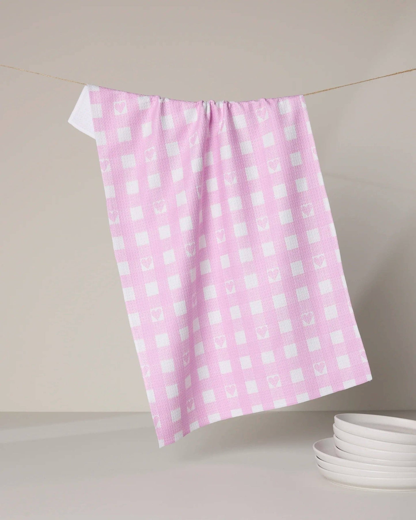Geometry - Super Sweet Check Tea Towel