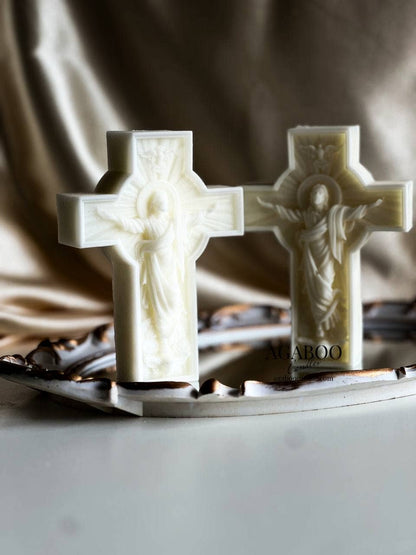Jesus Statue Candle 5.5x4in - Religion