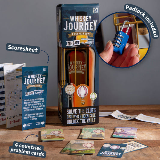 Regalos para boxeadores - Juego de escape de whisky - Regalos para hombres en Navidad