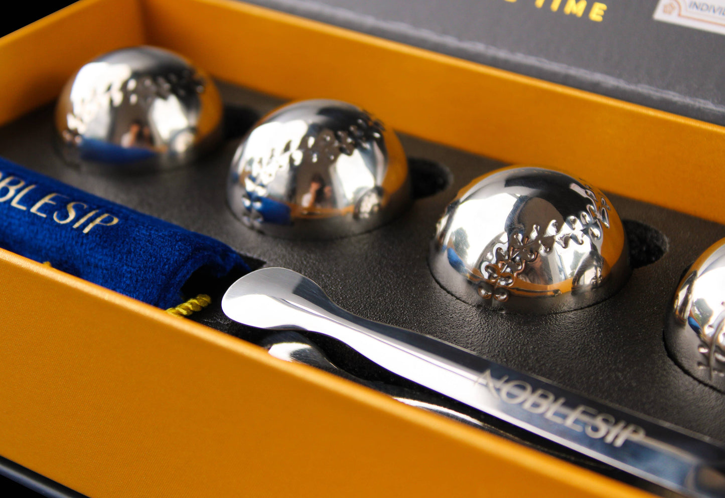 Whiskey GOLF Steel Ice Balls