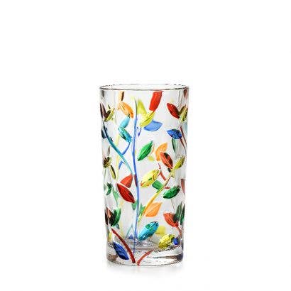 Tree of Life High Ball Tumbler - Venetian Glass