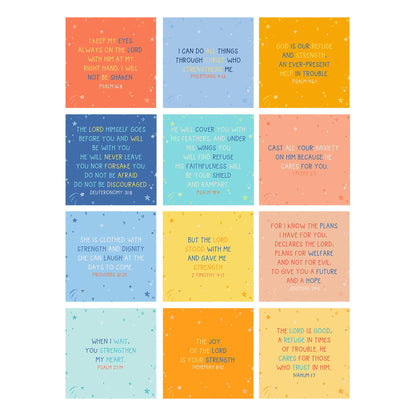 Verses for Strength  Bible Verse Card Set