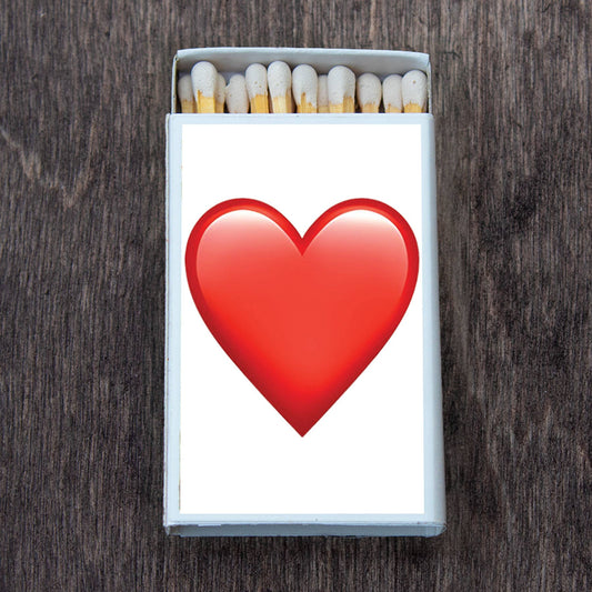 Emoji Heart Matchbox • Decorative Matches