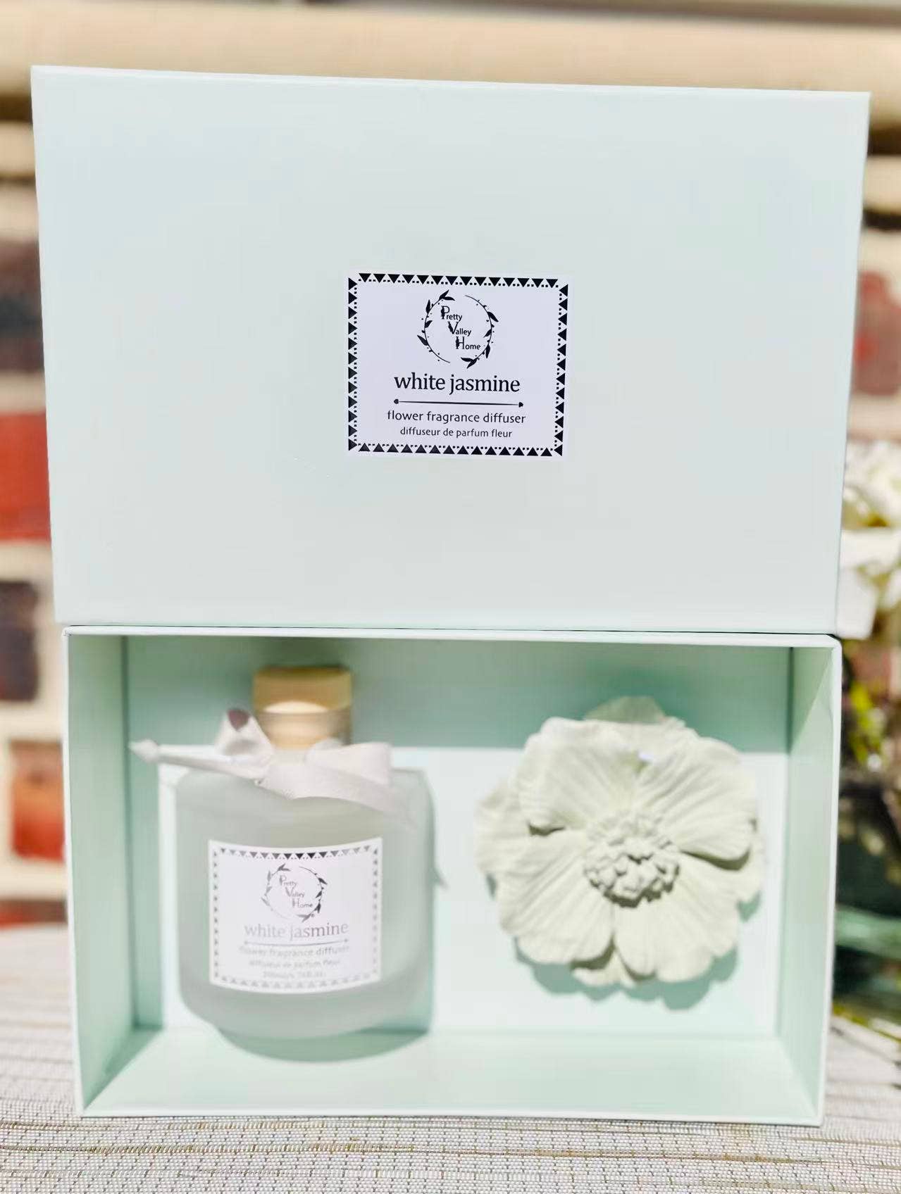Diffuser Sets Marigold Ceramic Flower - Jasmine