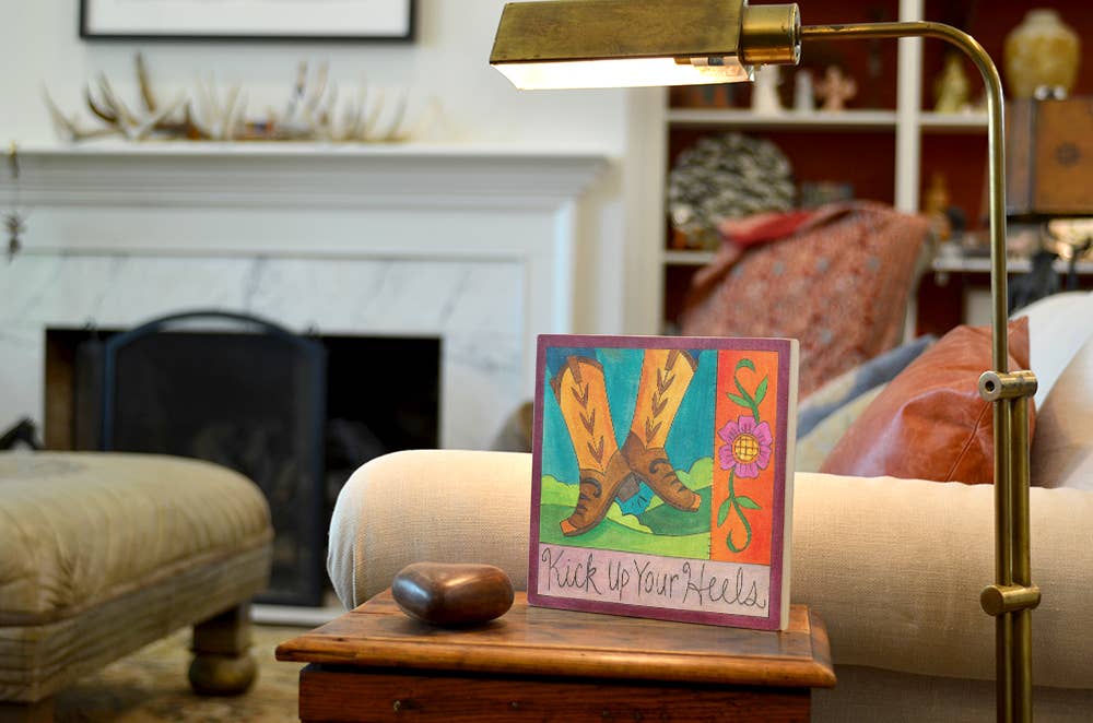 "Life Is a Two-Step" Wall Plaque - 9x9