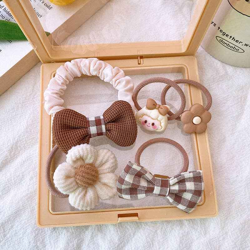 5-Piece Cute Hair Accessories Gift Set for Girls: 1-Boxed Girl Hair Clip Set (5pcs)