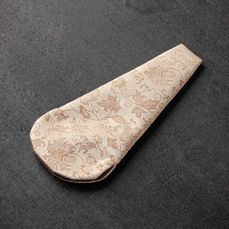 Vintage Style Embroidery Scissors with Brocade Sheath