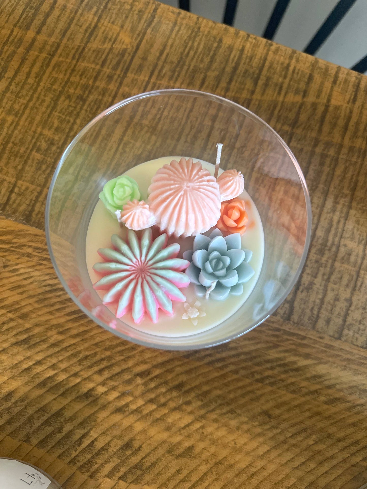 The Succulent Scented 3 Wick Cactus Candle Jar