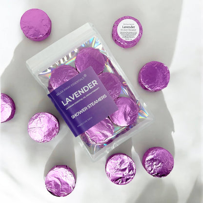 Relax Away Essentials - Lavender Shower Steamers 6 Pack - Made in USA