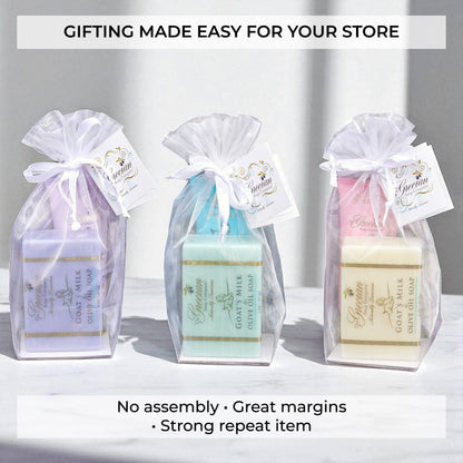 The Grecian Soap Company - Goat Milk Lotion Gift Set | Organic Soap & Lotion