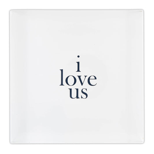 2" Love Us Sq Lucite Block