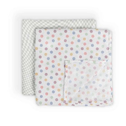 Swaddle Blanket Set Happy Baby Vibes