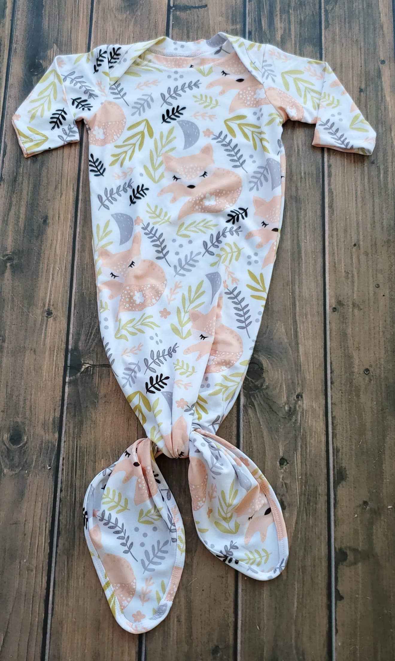 Cuddle Couture - Sleepy fox knot gown