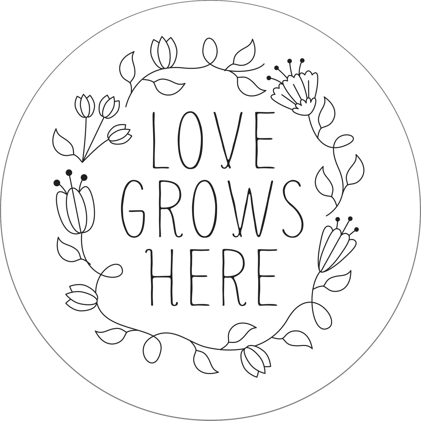 Blooms & Succulents Embroidery Pattern Transfers