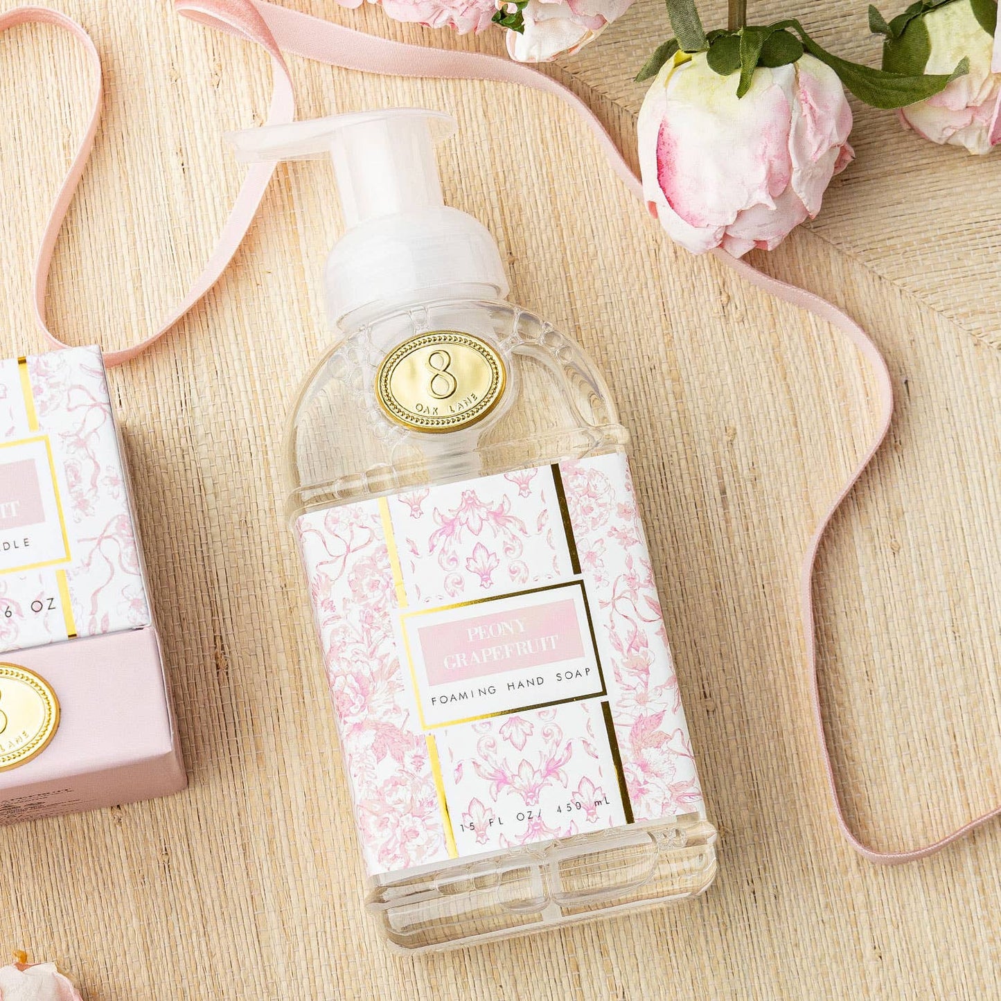 8 Oak Lane - Peony Grapefruit 15oz Foaming Hand Soap