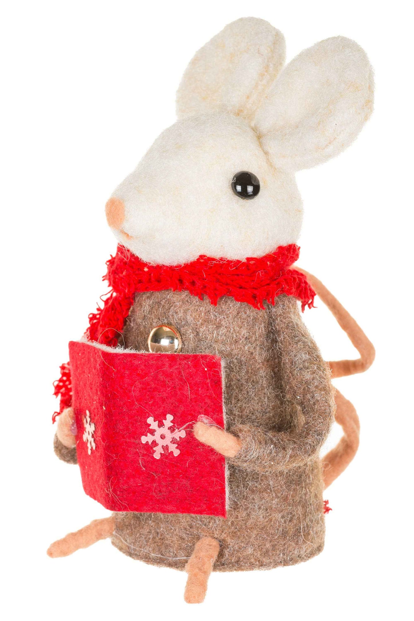 NEW-Brown Mouse Caroler