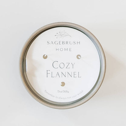 Cozy Flannel Fall Candle