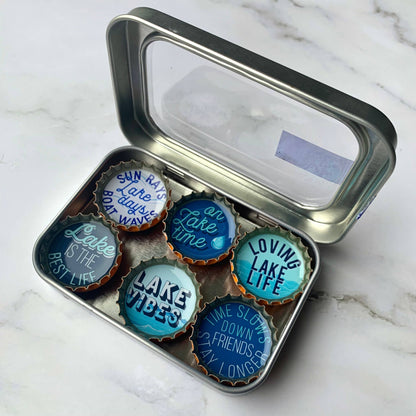 Lake Life Magnets - Spring decor. Handmade & Eco-friendly