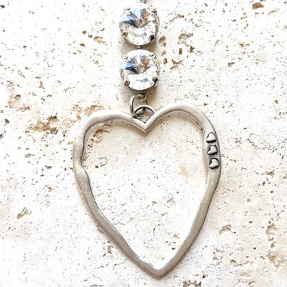 Heart Swarovski necklace