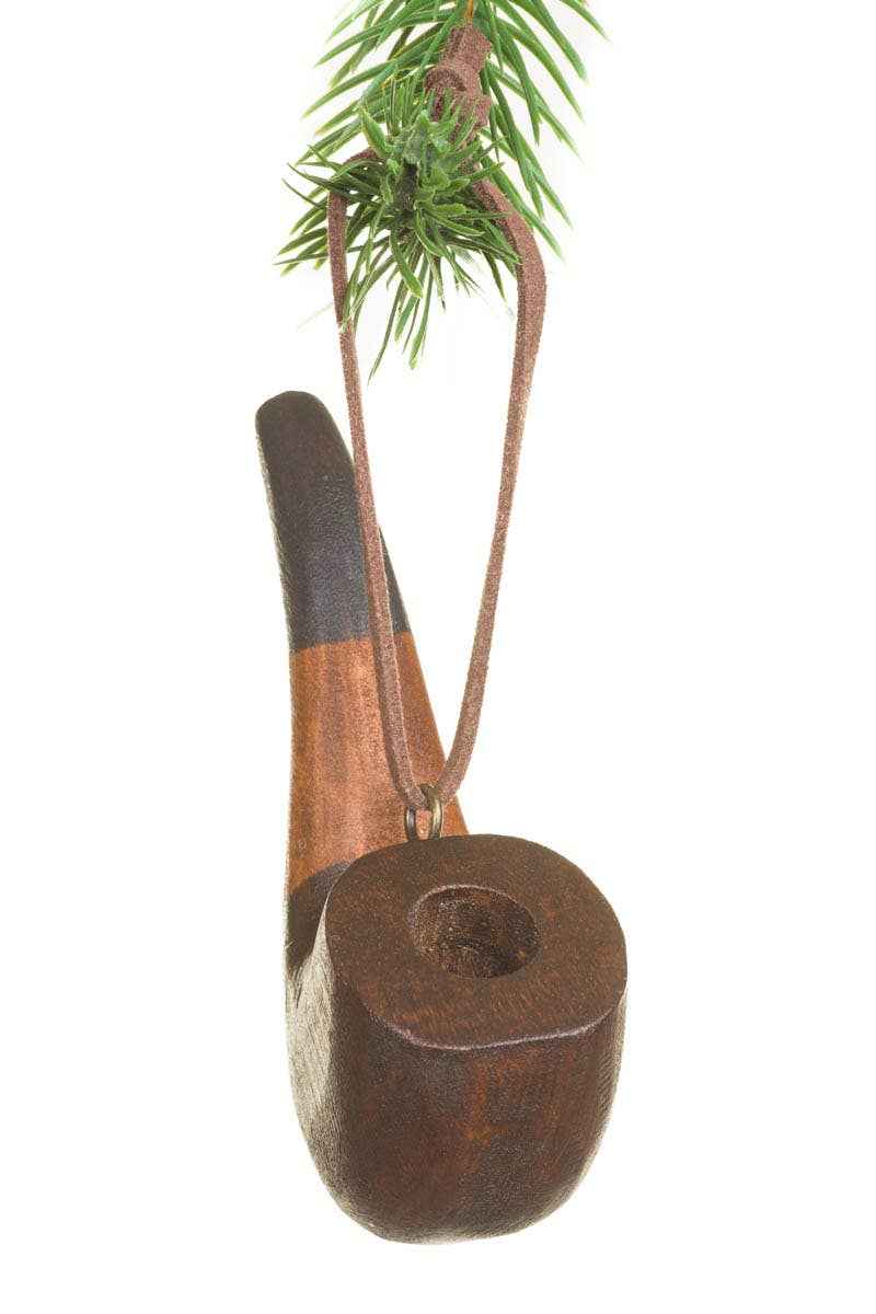 Brown Pipe Ornament