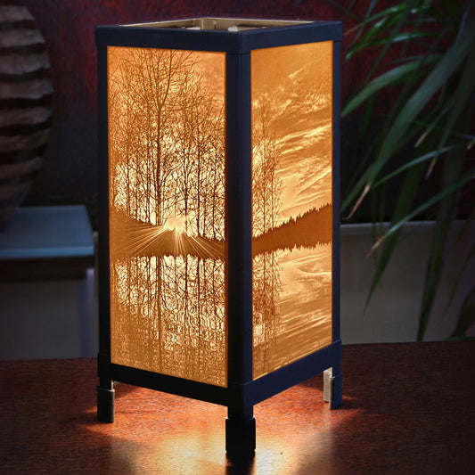 Lakeshore Sunset Porcelain Luminaire Lamp