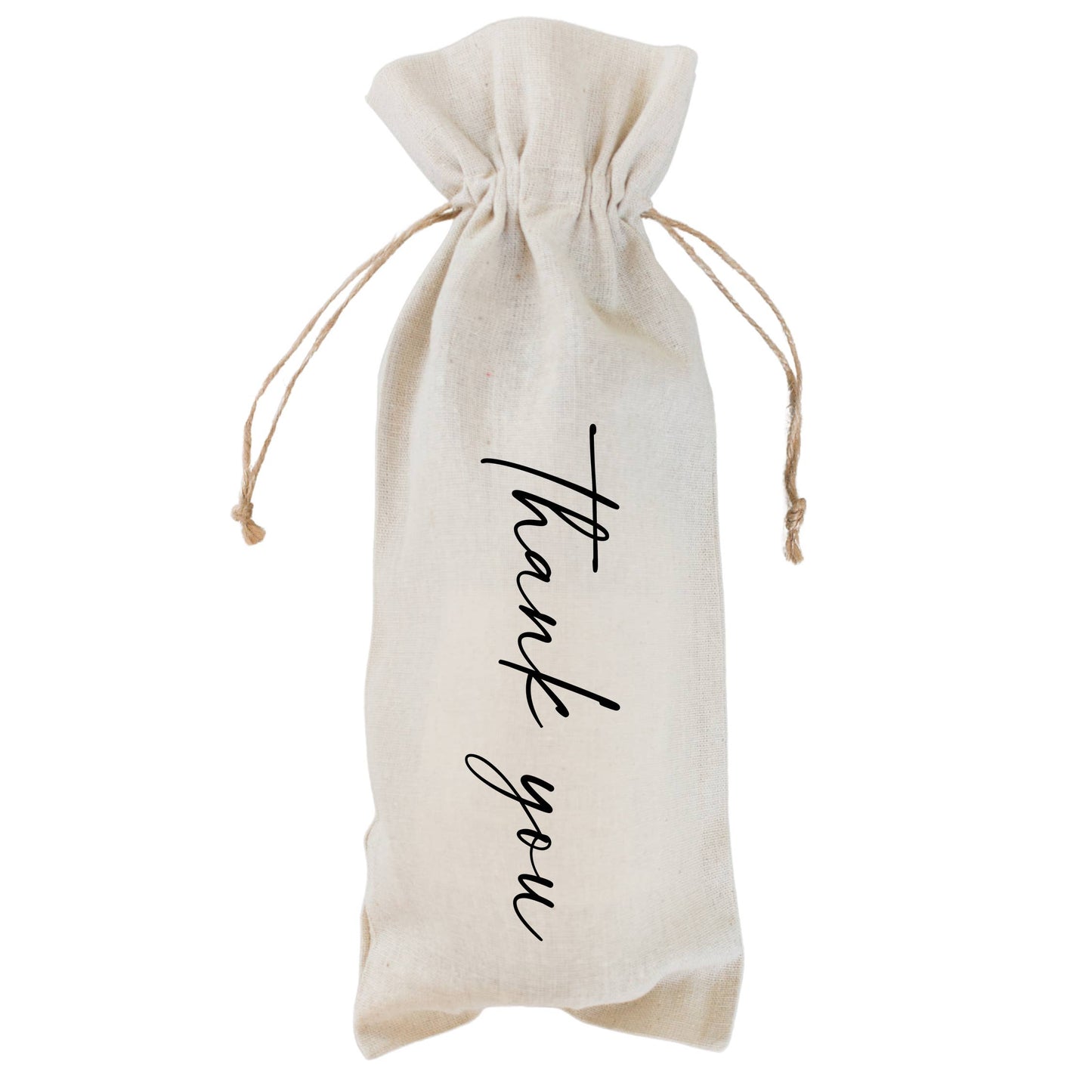 Bolsa de vino de agradecimiento