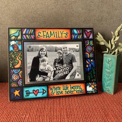 Family, Where Life Begins Picture Frame