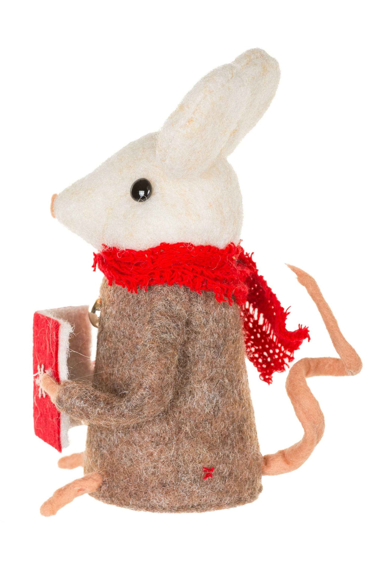 NEW-Brown Mouse Caroler
