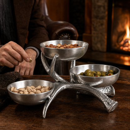 Antler 3-Tiered Bowl