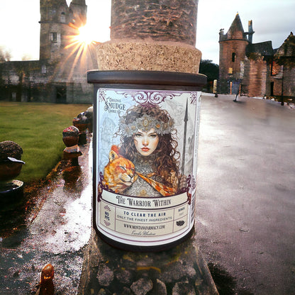 The Warrior within Celtic Queen Smudge Candle